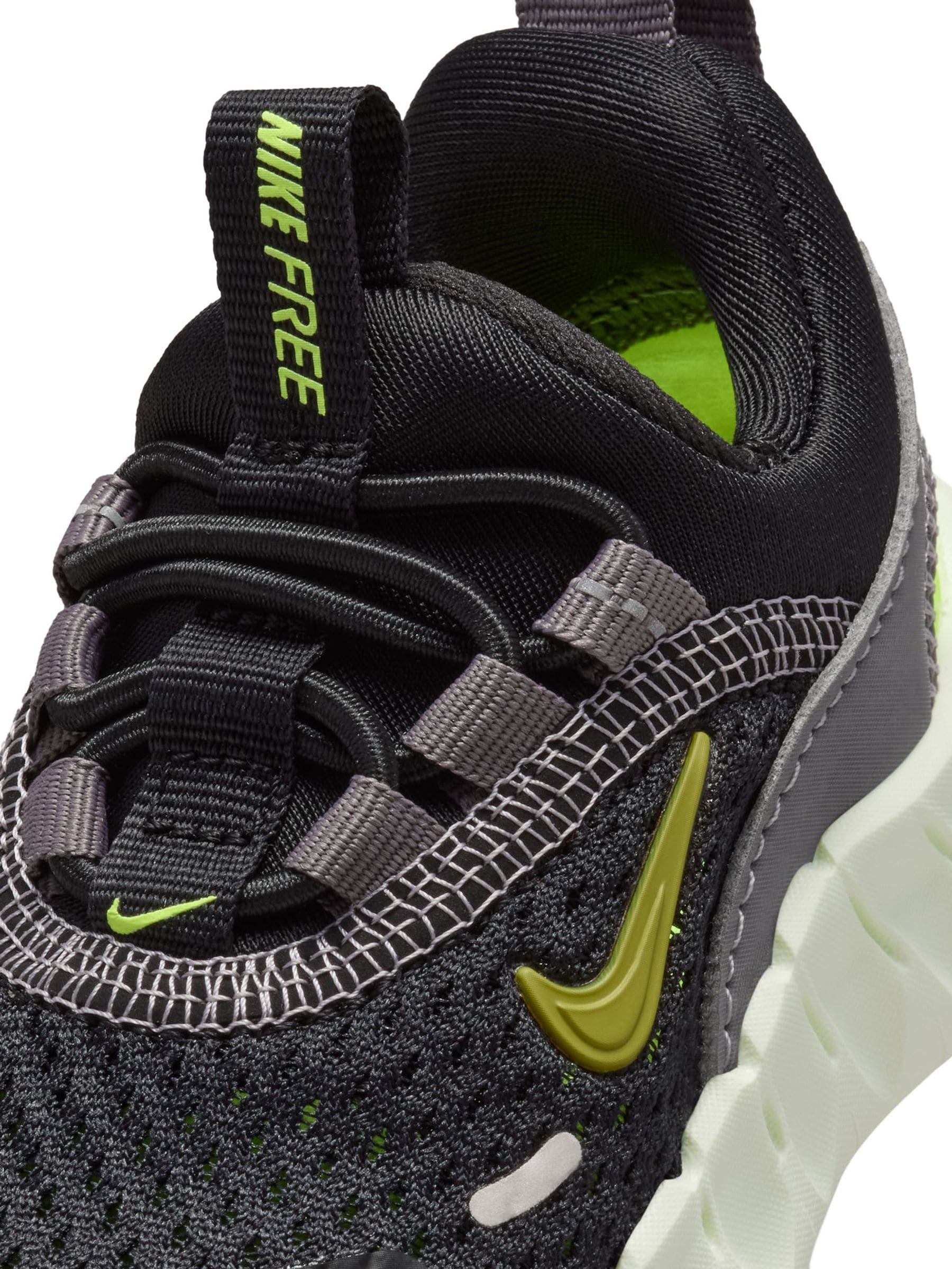 Nike Black/Green Free Ride Baby/Toddler Trainers image 6