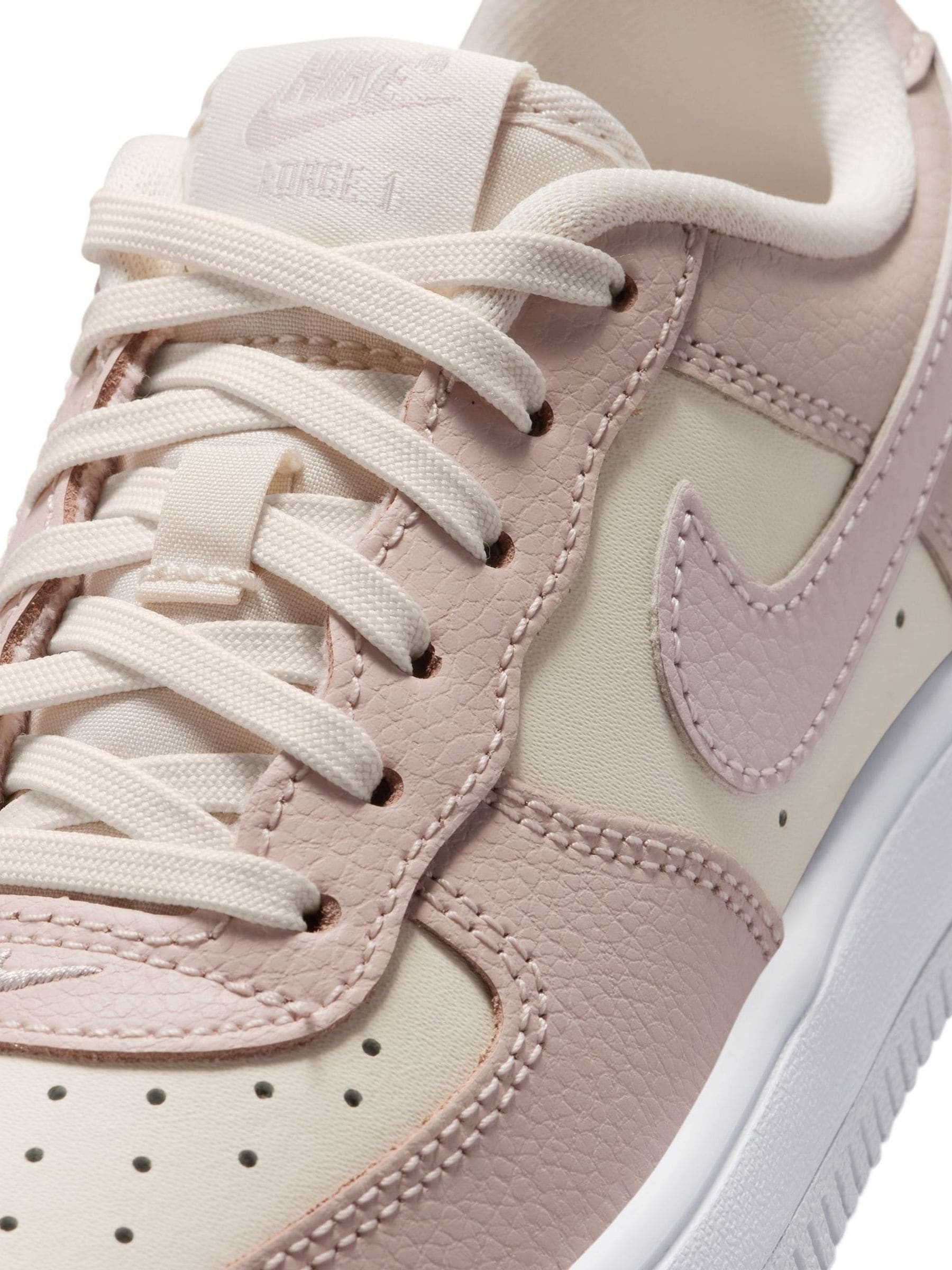 Nike Pink Junior Air Force 1 Trainers image 9