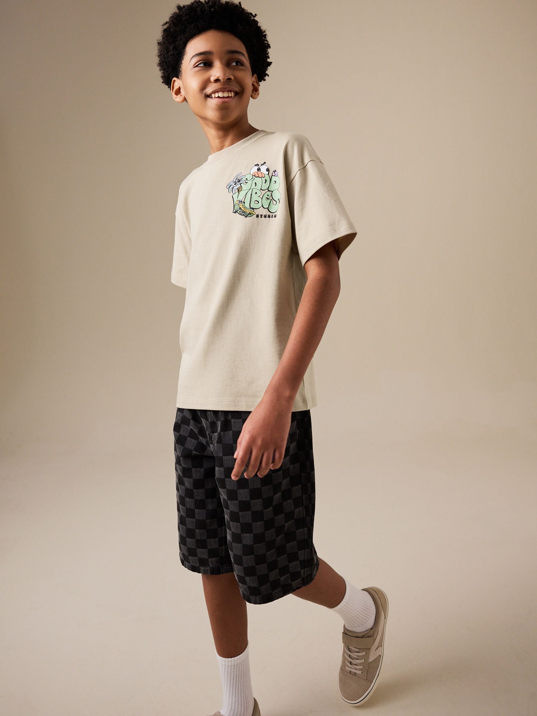 Dsiney Kidz - Stone Back Print Short Sleeve Graphic T-Shirt (3-16yrs) image 2
