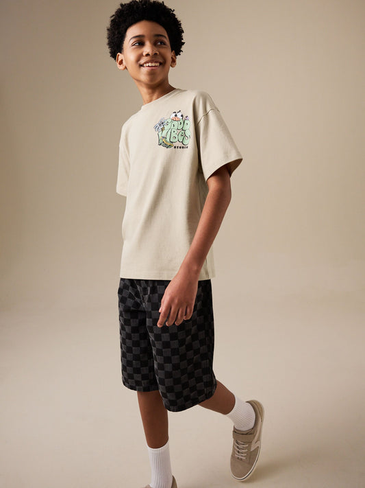 Dsiney Kidz - Stone Back Print Short Sleeve Graphic T-Shirt (3-16yrs) image 2