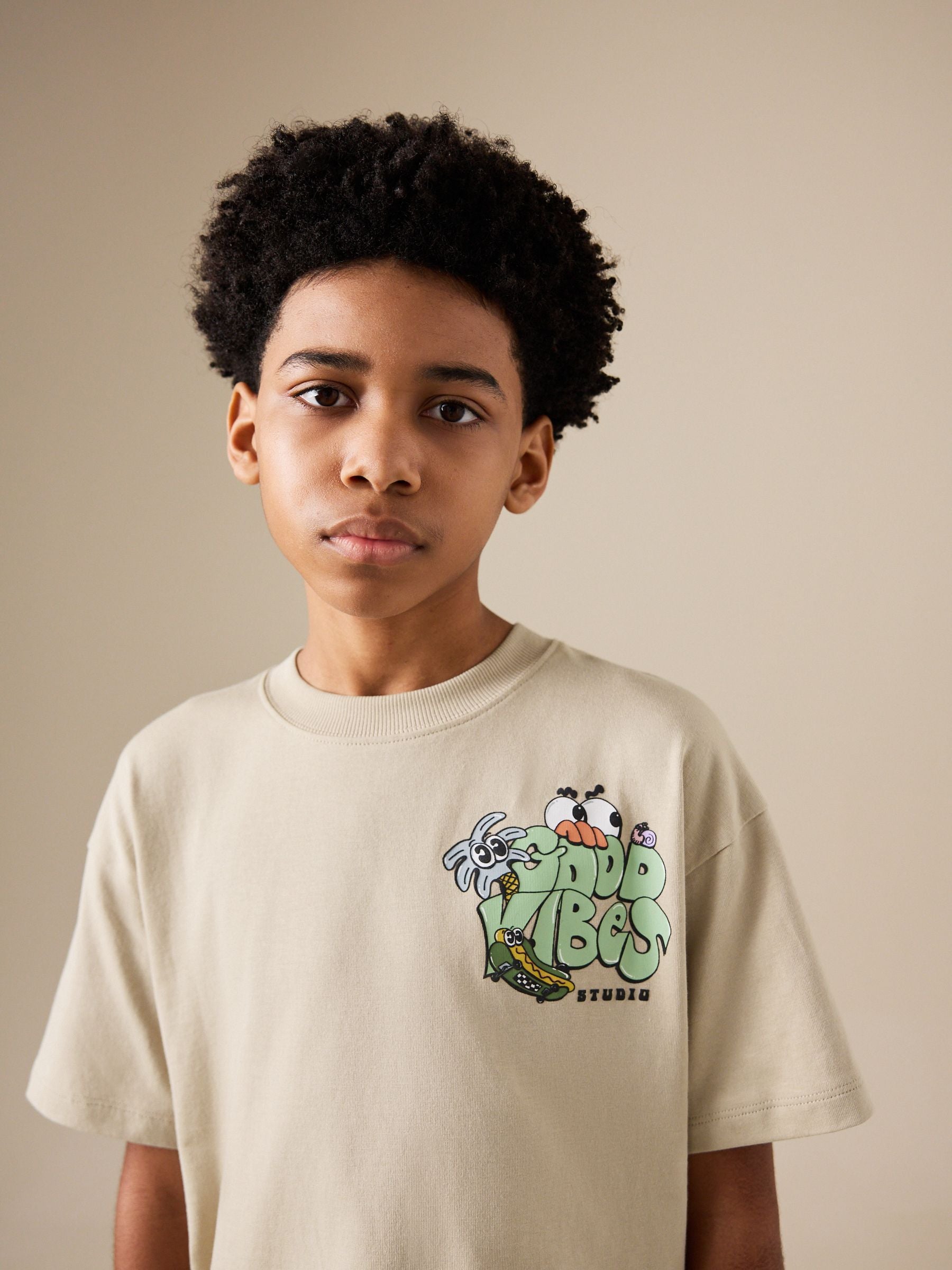 Dsiney Kidz - Stone Back Print Short Sleeve Graphic T-Shirt (3-16yrs) image 4