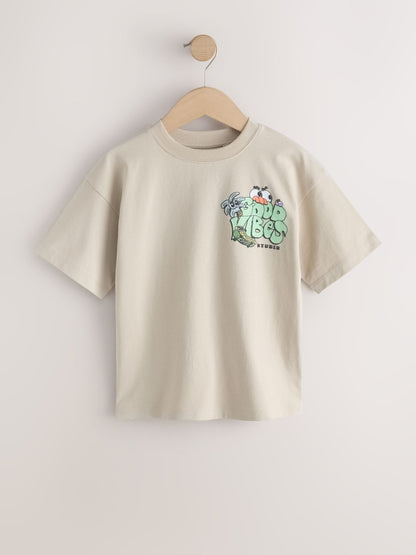 Dsiney Kidz - Stone Back Print Short Sleeve Graphic T-Shirt (3-16yrs) image 5