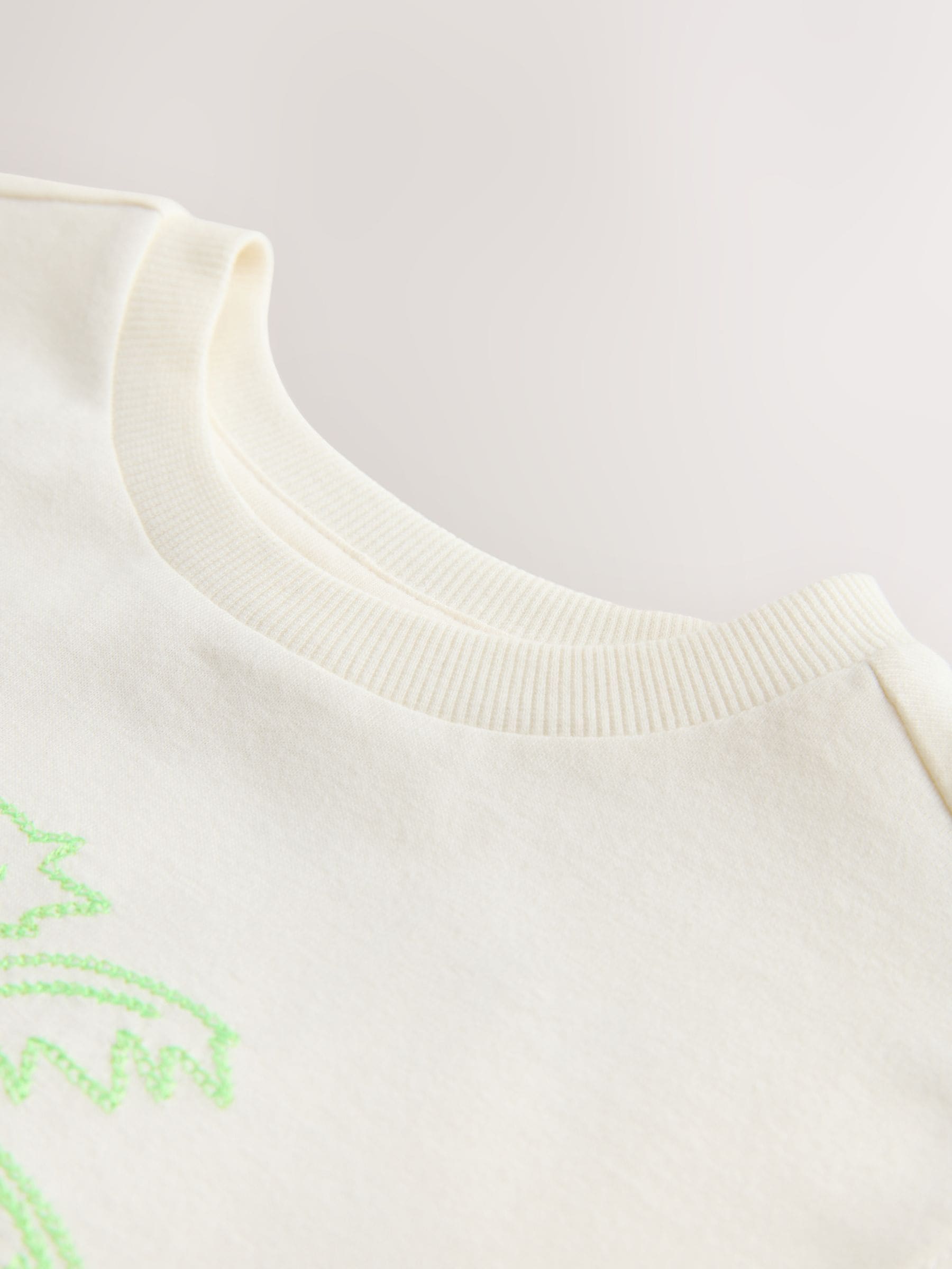 Dsiney Kidz - Ecru Palm Embroidery Tank Vest (3-16yrs) image 8