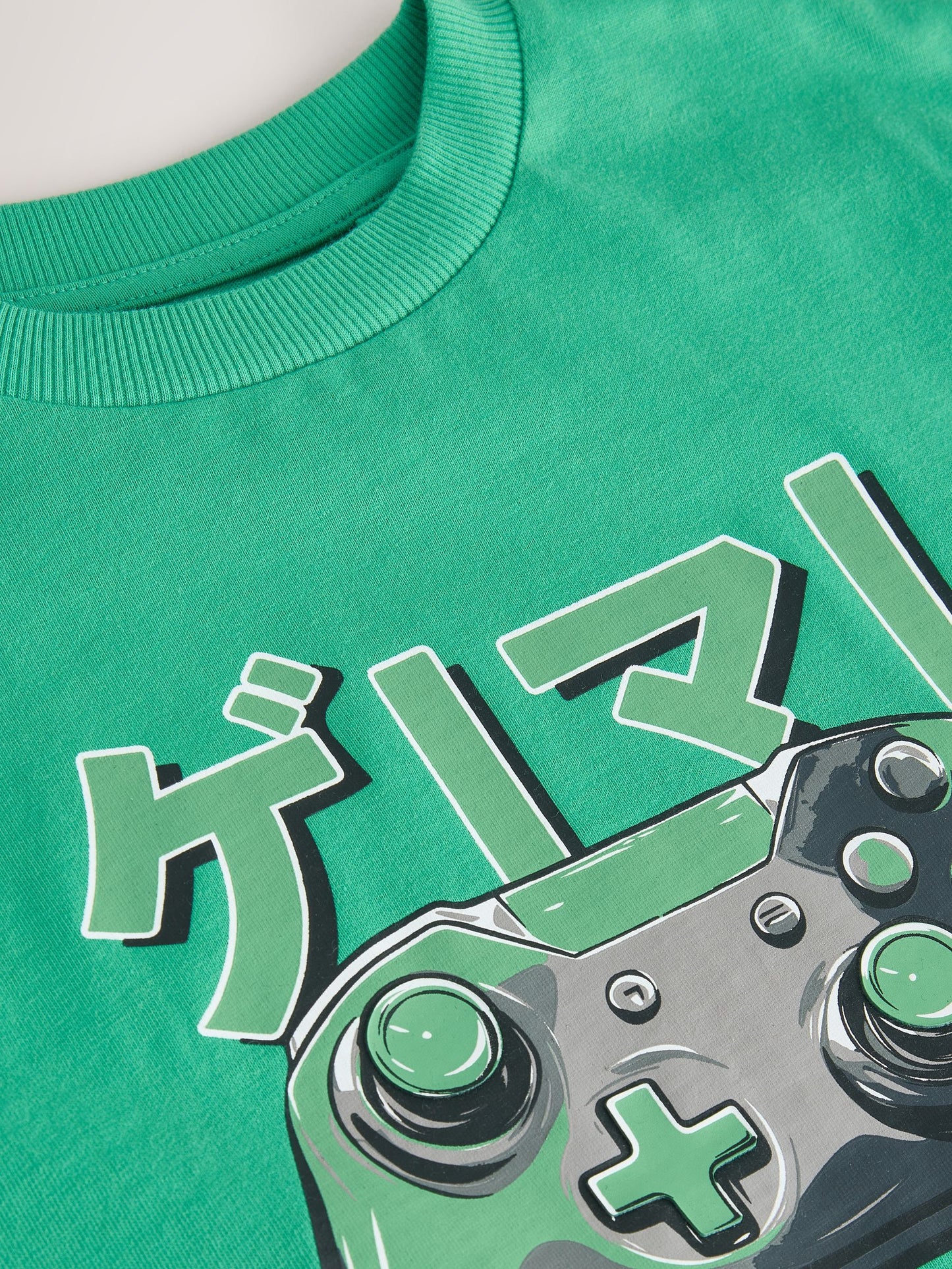 Dsiney Kidz - Green Controller Back Print Short Sleeve Graphic T-Shirt (3-16yrs) image 7