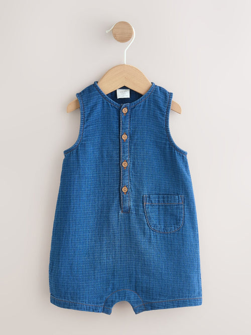 Navy Blue Jersey Baby Rompers (0mths-3yrs) image 1