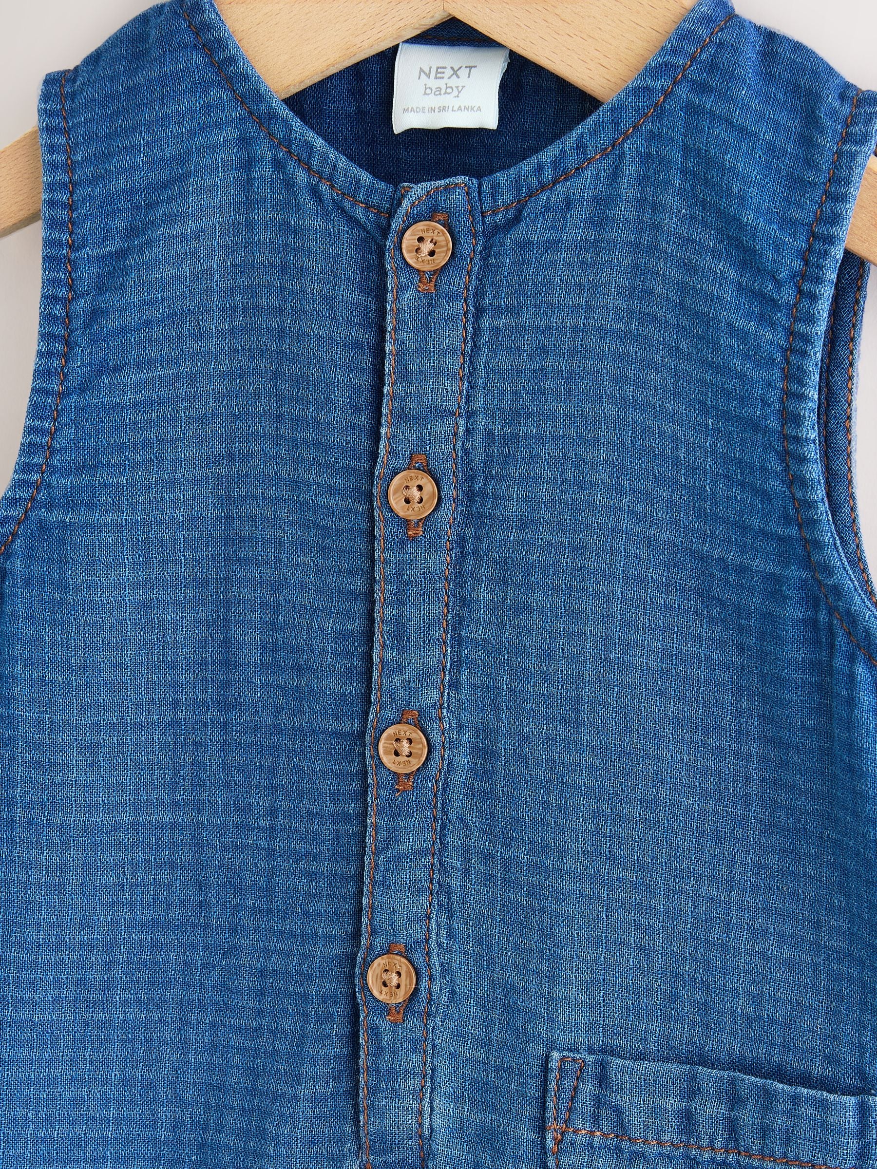Navy Blue Jersey Baby Rompers (0mths-3yrs) image 5