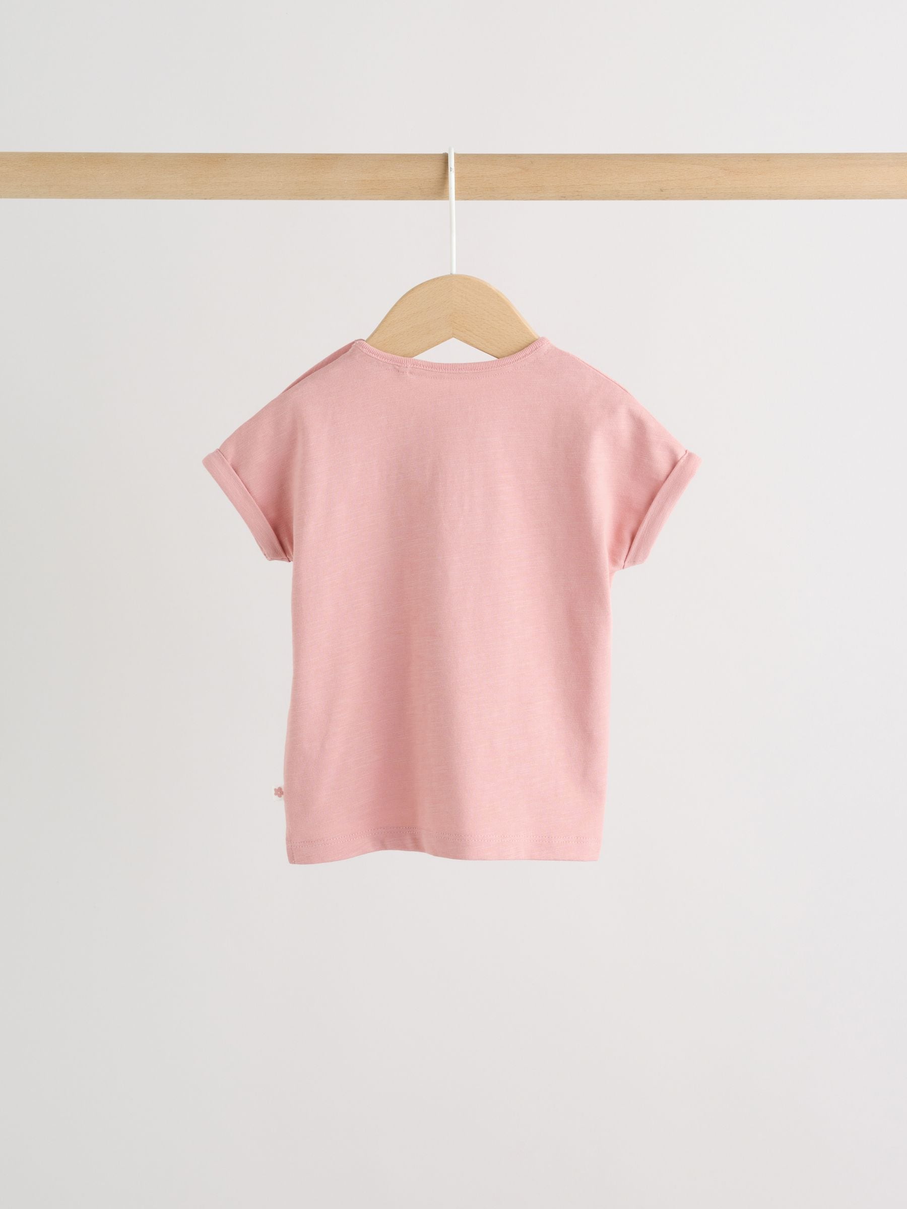 Pink Slogan Baby Short Sleeve T-Shirts 4 Pack (0mths-2yrs) image 7