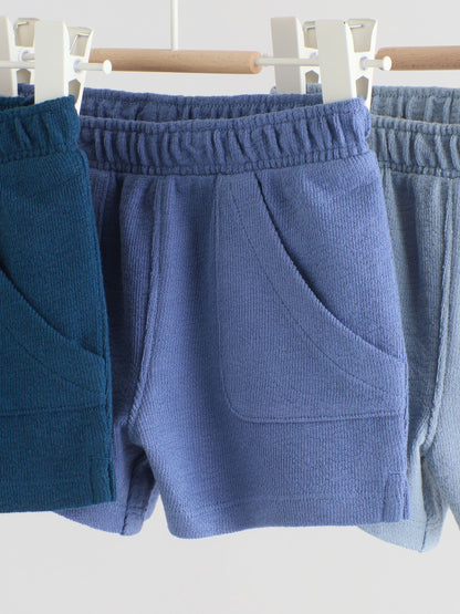 Dsiney Kidz - Blue Jersey Baby Shorts 3 Pack (0mths-2yrs) image 7