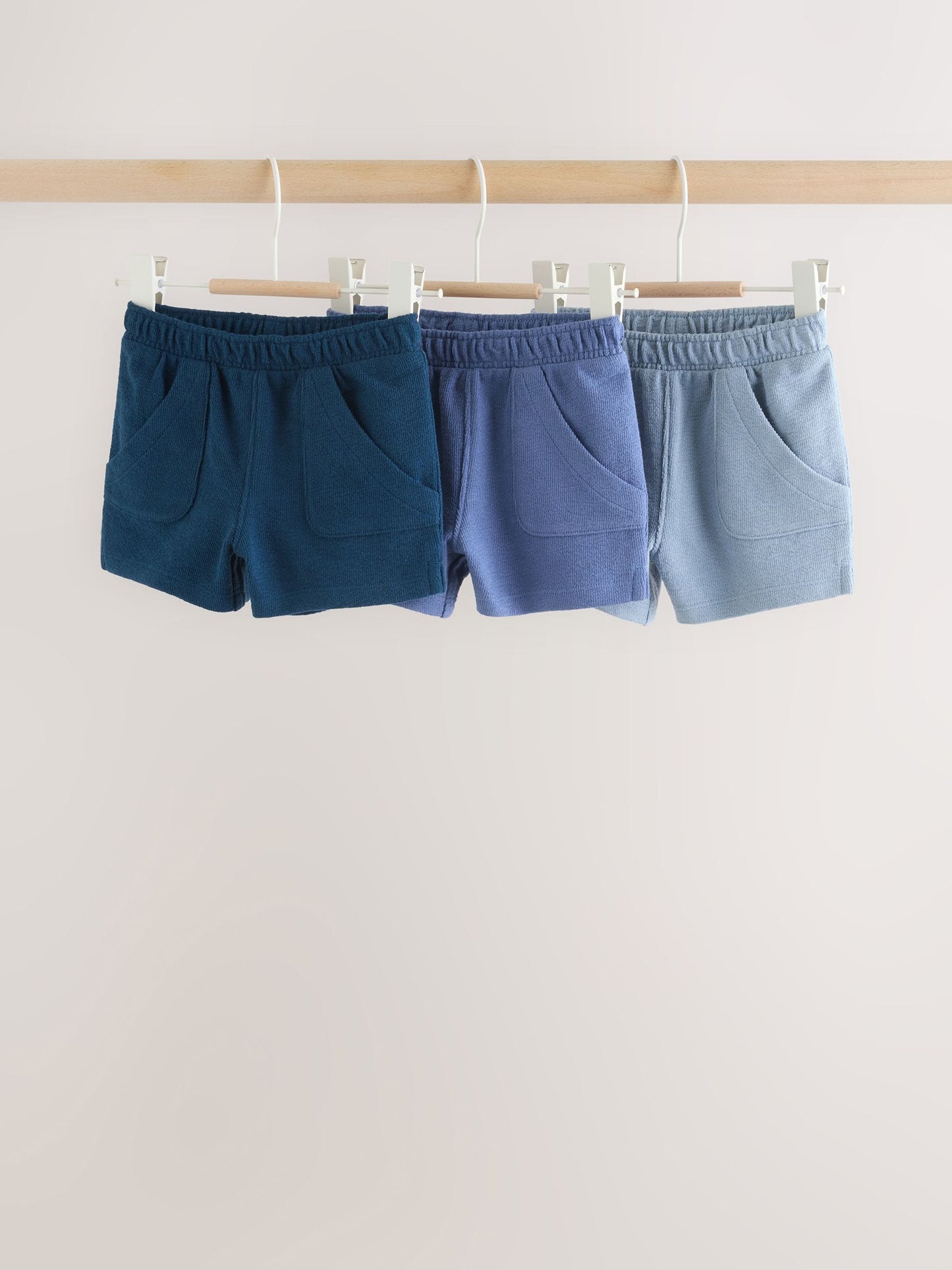 Dsiney Kidz - Blue Jersey Baby Shorts 3 Pack (0mths-2yrs) image 1