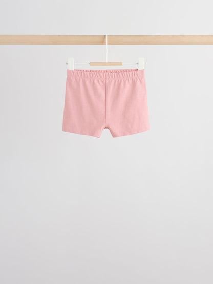 Pink Baby Shorts 4 Pack (0mths-2yrs) image 3