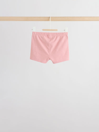 Pink Baby Shorts 4 Pack (0mths-2yrs) image 4
