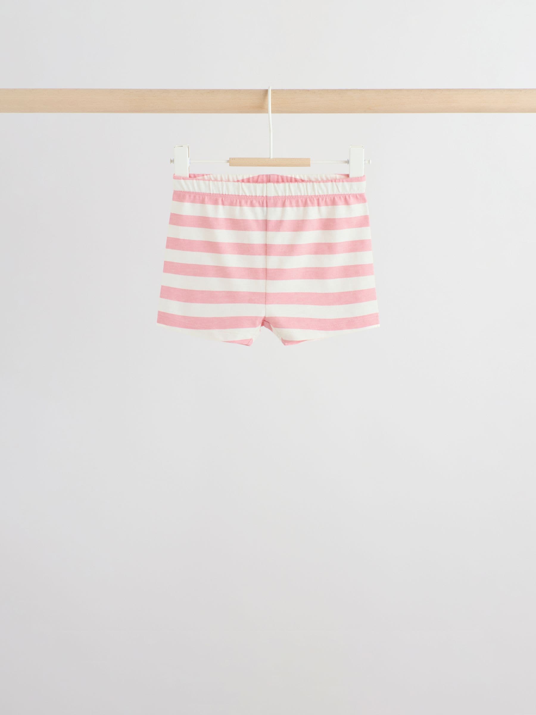 Pink Baby Shorts 4 Pack (0mths-2yrs) image 5