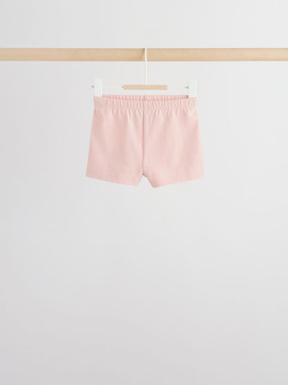 Pink Baby Shorts 4 Pack (0mths-2yrs) image 6
