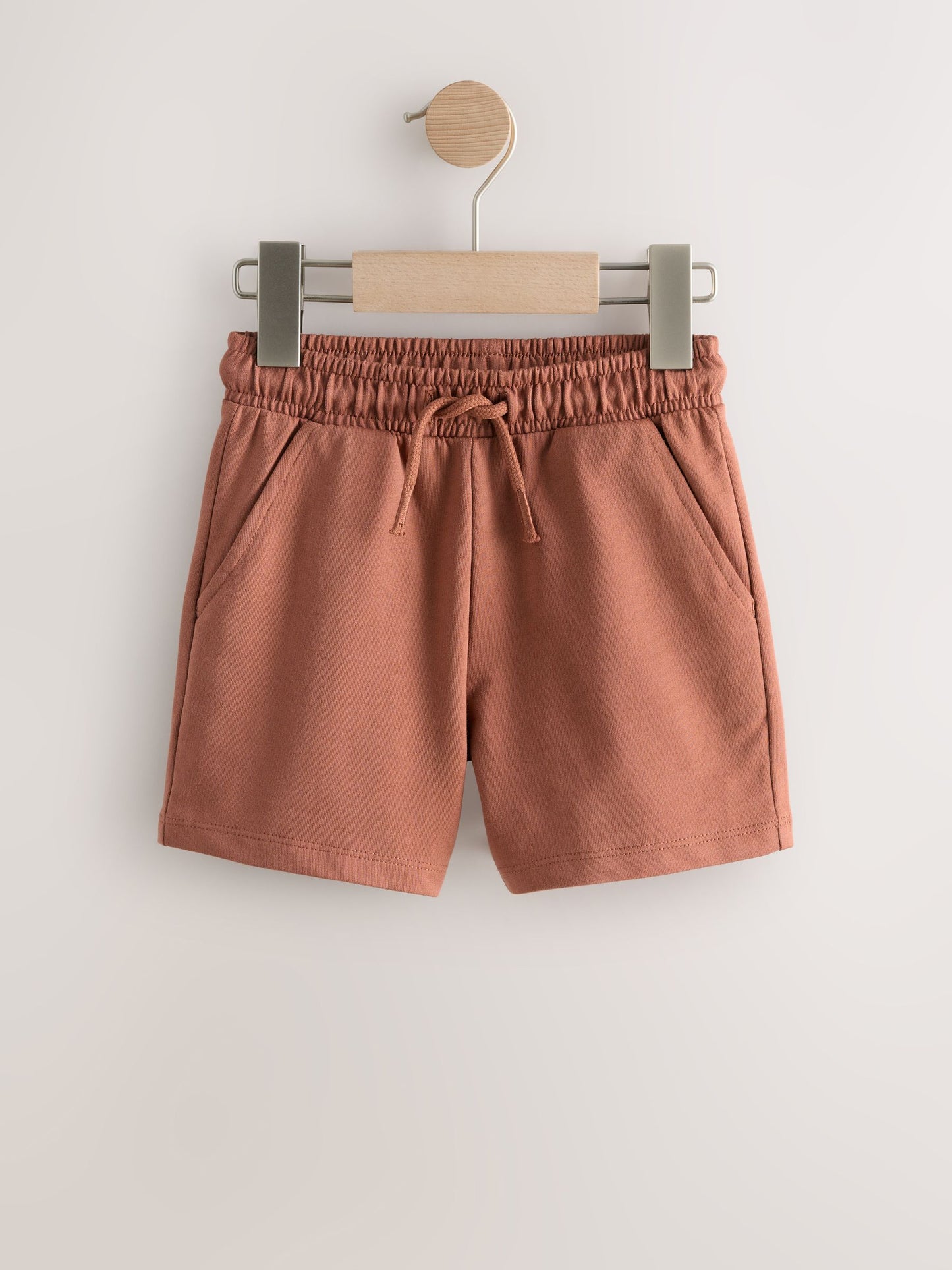 Rust Brown Jersey Shorts (3mths-7yrs) image 4