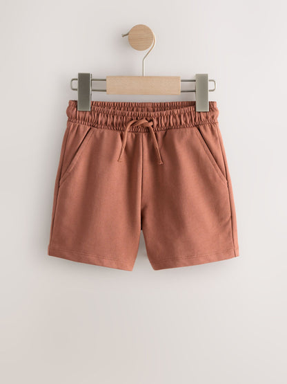 Rust Brown Jersey Shorts (3mths-7yrs) image 4