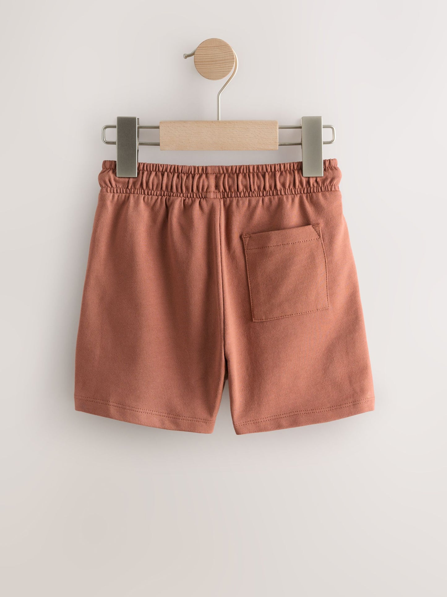 Rust Brown Jersey Shorts (3mths-7yrs) image 5