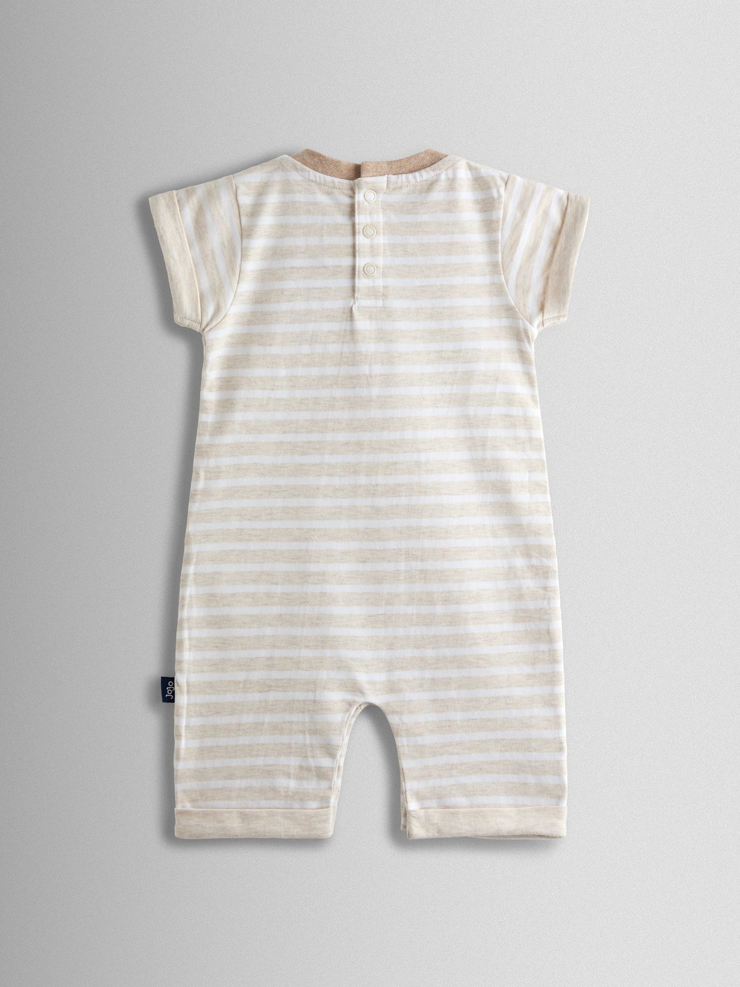 JoJo Maman Bébé Natural Appliqué Scene Romper image 2