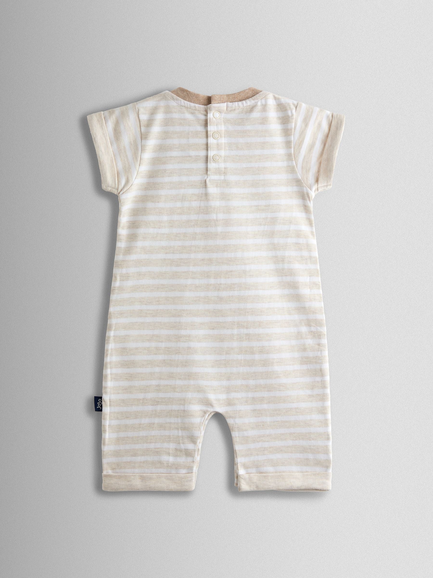 JoJo Maman Bébé Natural Appliqué Scene Romper image 2