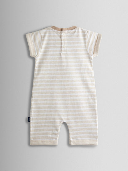JoJo Maman Bébé Natural Appliqué Scene Romper image 2