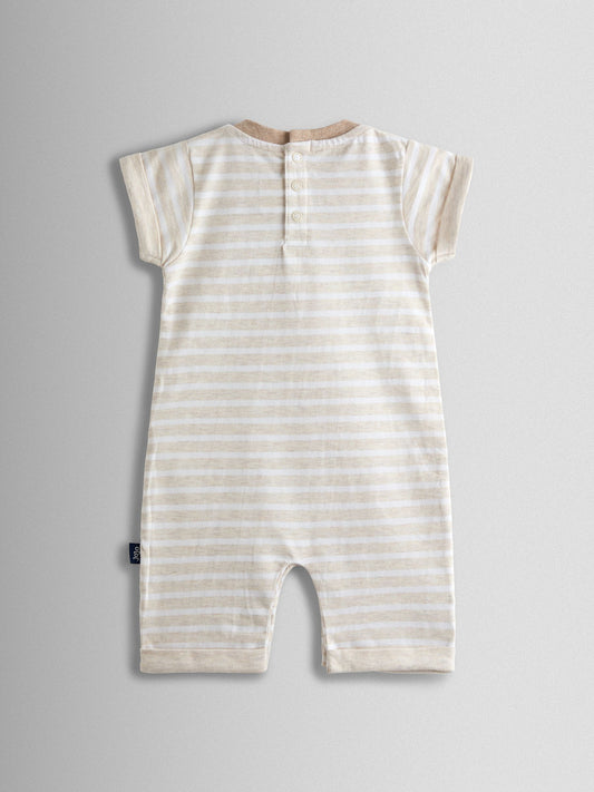 JoJo Maman Bébé Natural Appliqué Scene Romper image 2
