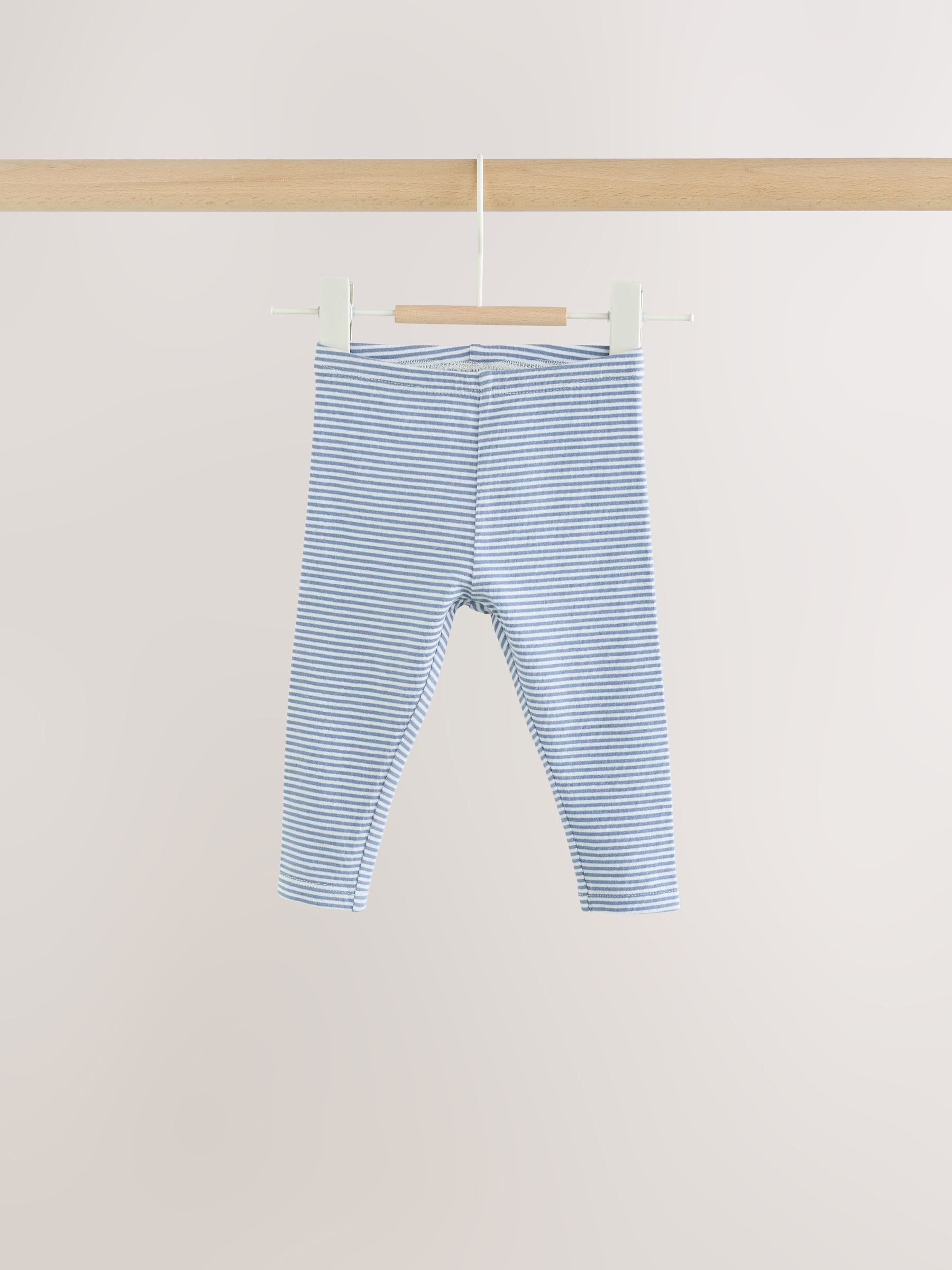 Dsiney Kidz - White/Blue Bear Baby T-Shirt And Leggings 2 Piece Set (0mths-2yrs) image 3