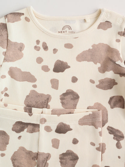 Brown Cow Baby Top and Leggings Set 2 Piece (0mths-2yrs) image 8