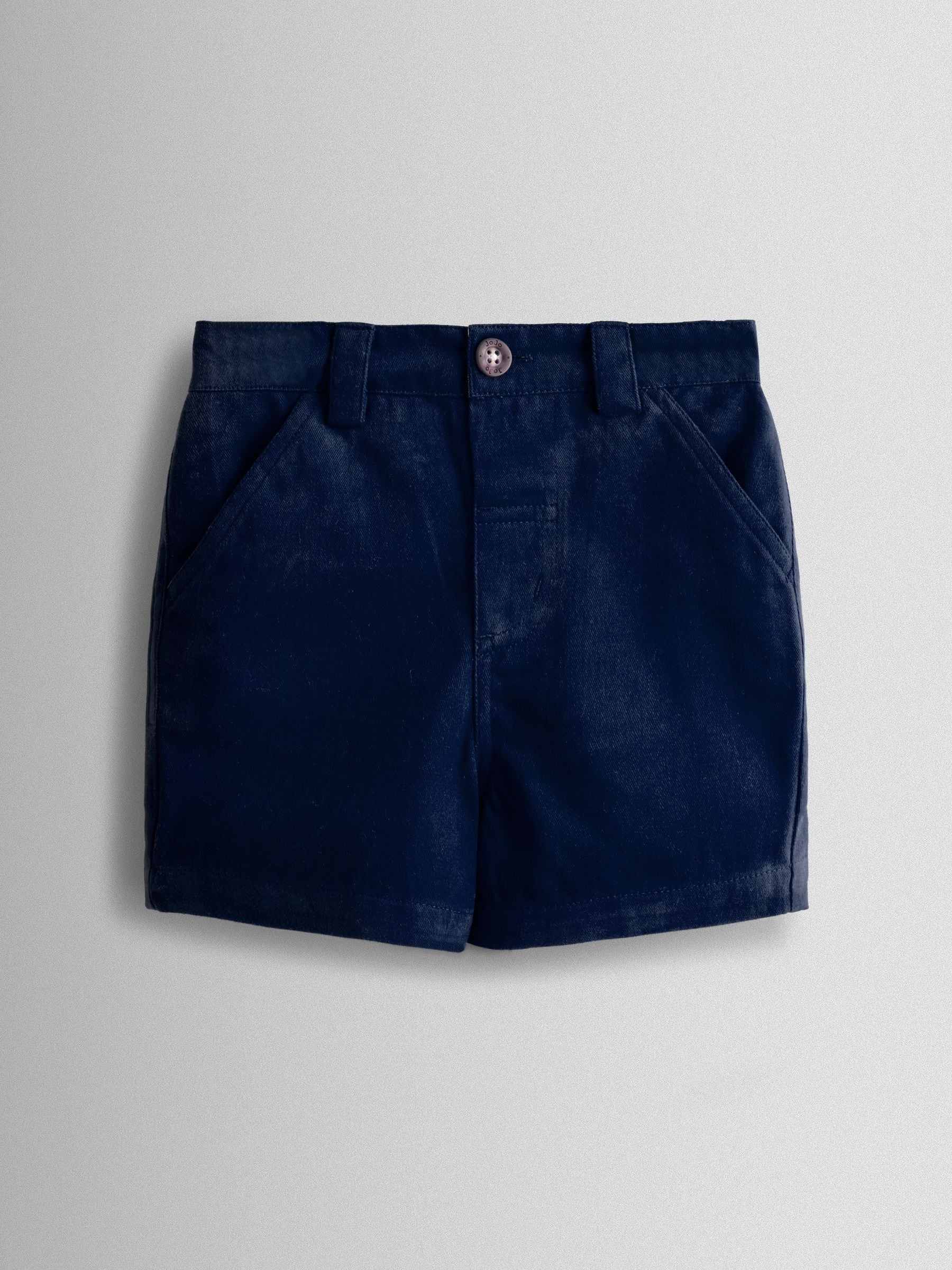 Dsiney Kidz - JoJo Maman Bébé Mid Blue Twill Chino Shorts image 1