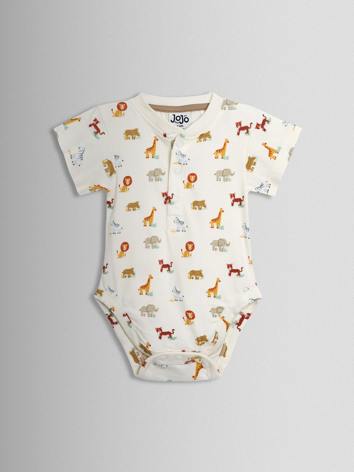 Dsiney Kidz - JoJo Maman Bébé Natural 2-Pack Short Sleeve Bodysuits image 2