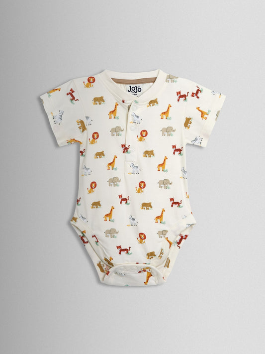 Dsiney Kidz - JoJo Maman Bébé Natural 2-Pack Short Sleeve Bodysuits image 2