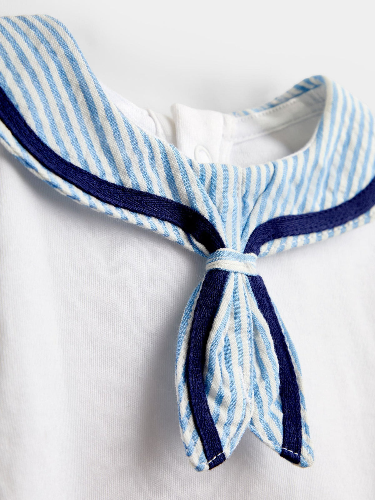 Dsiney Kidz - JoJo Maman Bébé White Sailor Collar Bodysuit image 4