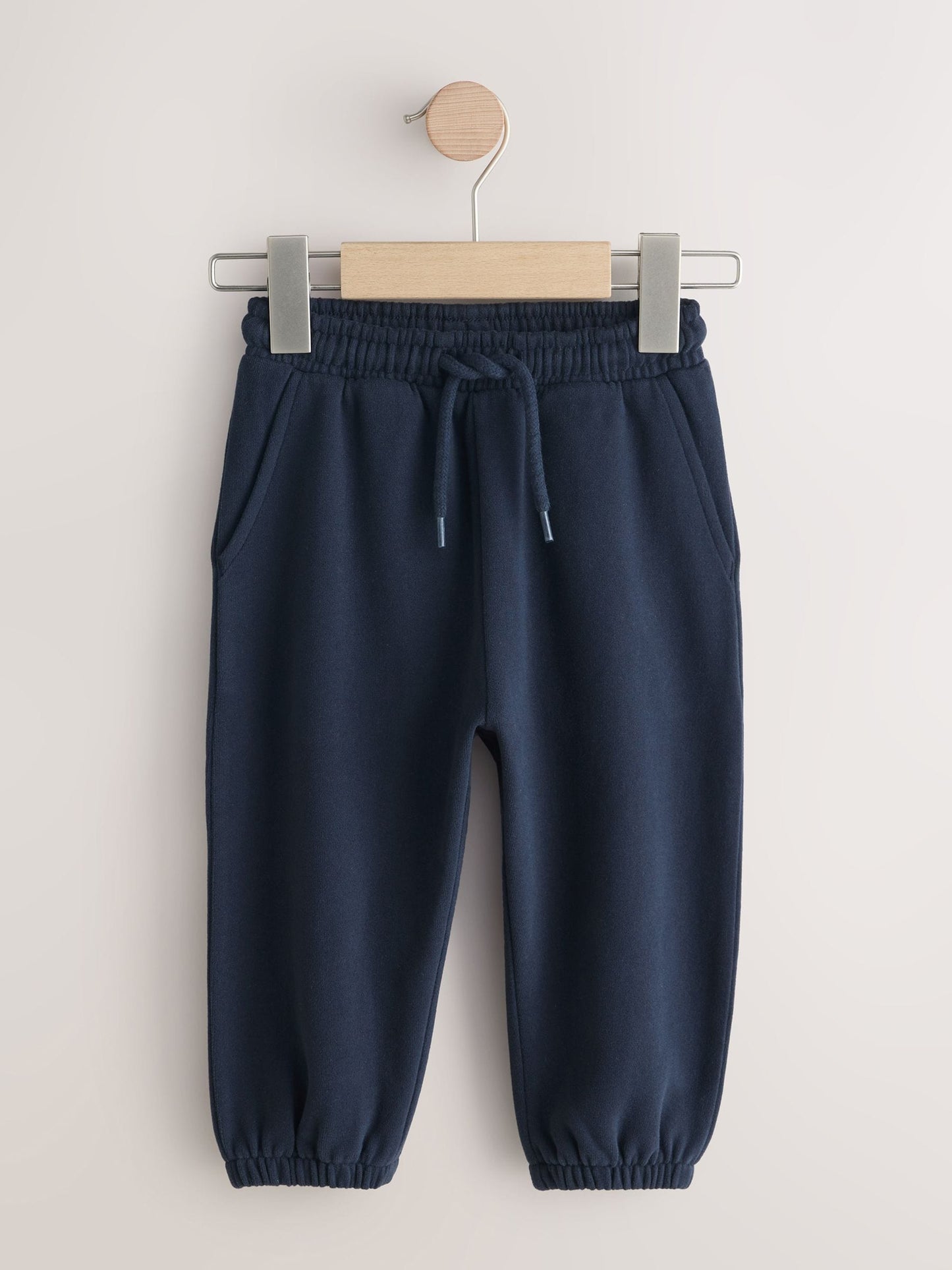 Navy Regular Fit Soft Touch Jersey Joggers (3mths-7yrs) image 1