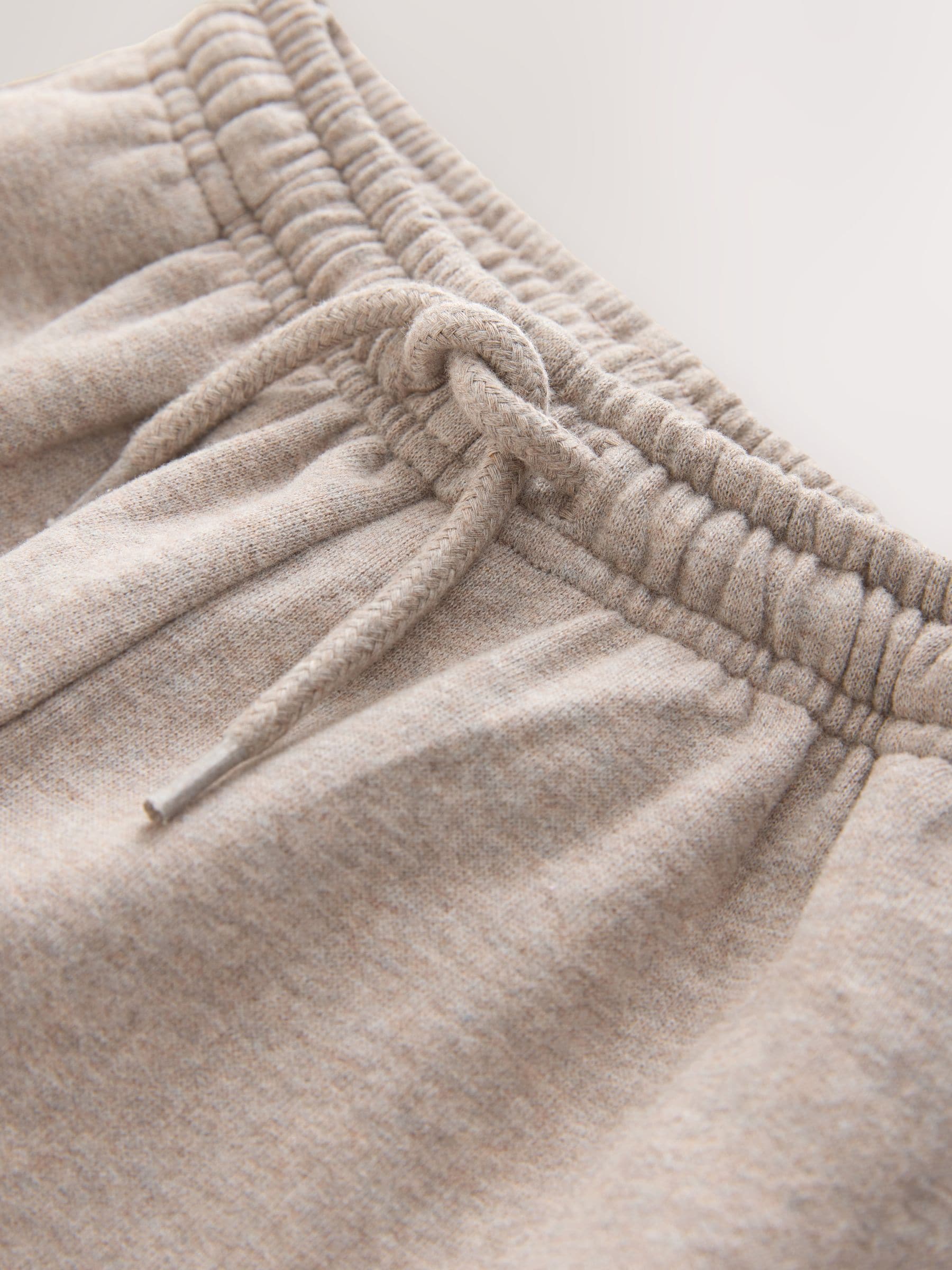 Oatmeal Marl Wide Fit Soft Touch Jersey Joggers (3mths-7yrs) image 3