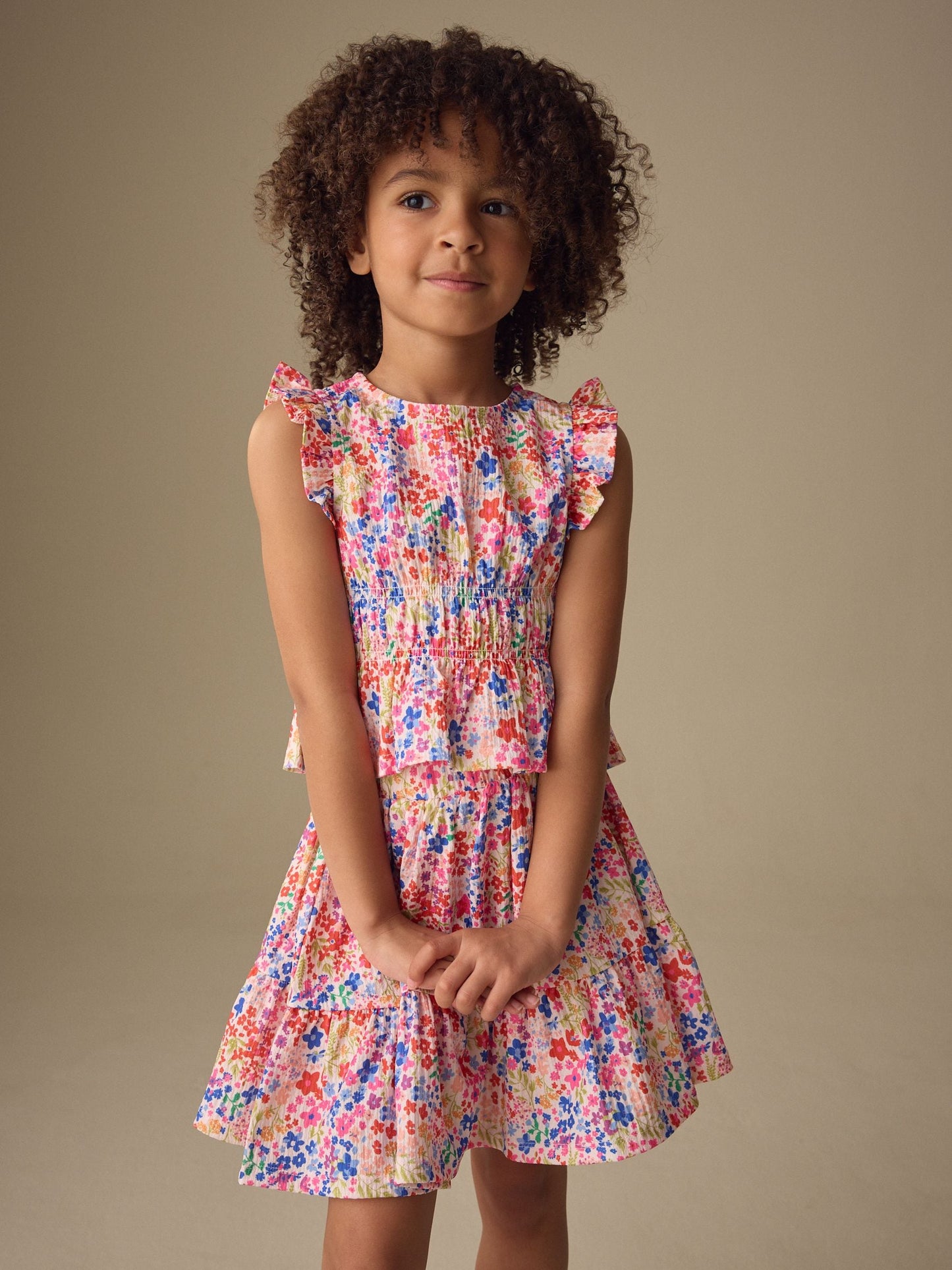 Dsiney Kidz - Bright Ditsy Top And Skirt Set (3-16yrs) image 2
