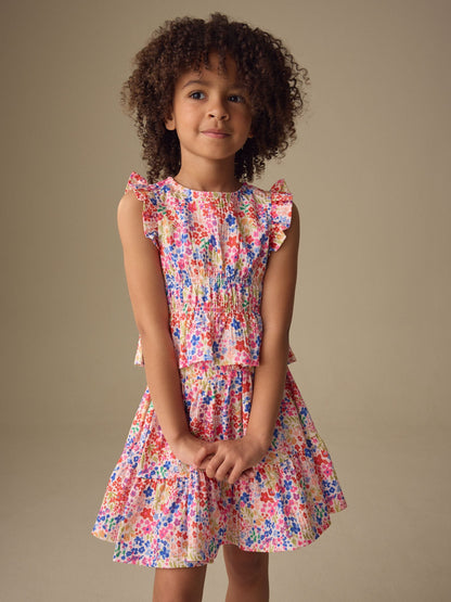 Dsiney Kidz - Bright Ditsy Top And Skirt Set (3-16yrs) image 2