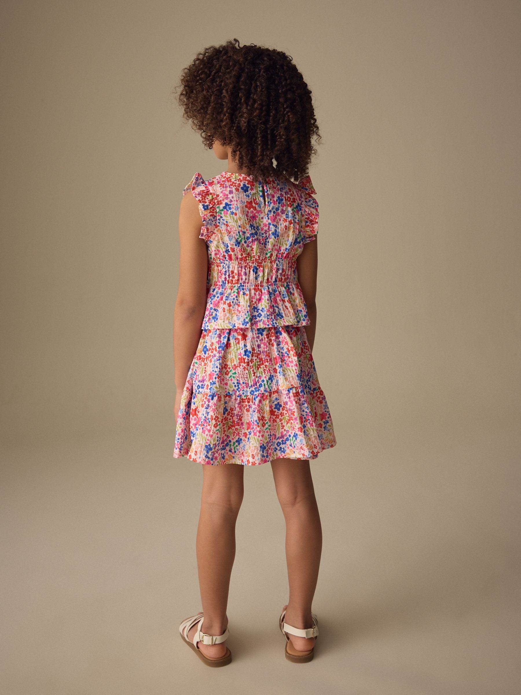 Dsiney Kidz - Bright Ditsy Top And Skirt Set (3-16yrs) image 4