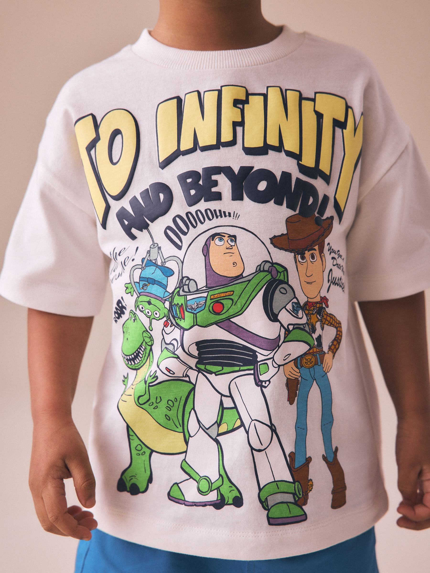 White Toy Story Short Sleeve T-Shirt (3mths-8yrs) image 3