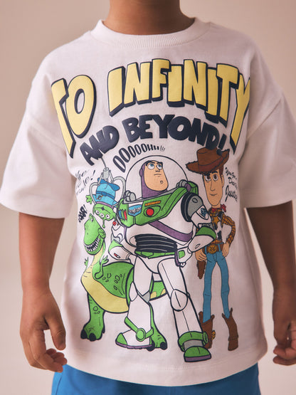 White Toy Story Short Sleeve T-Shirt (3mths-8yrs) image 3