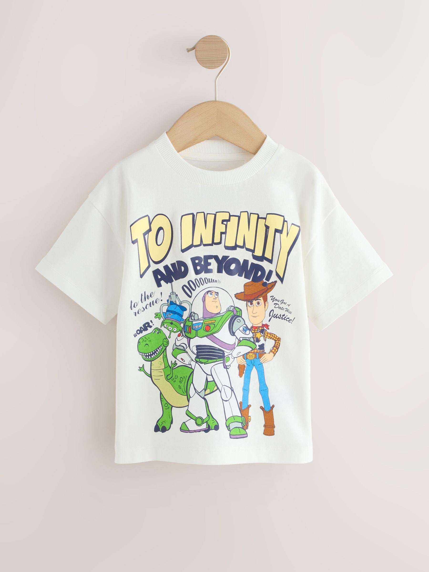 White Toy Story Short Sleeve T-Shirt (3mths-8yrs) image 6