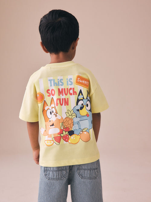 Yellow Bluey Short Sleeve T-Shirt (12mths-7yrs) image 1