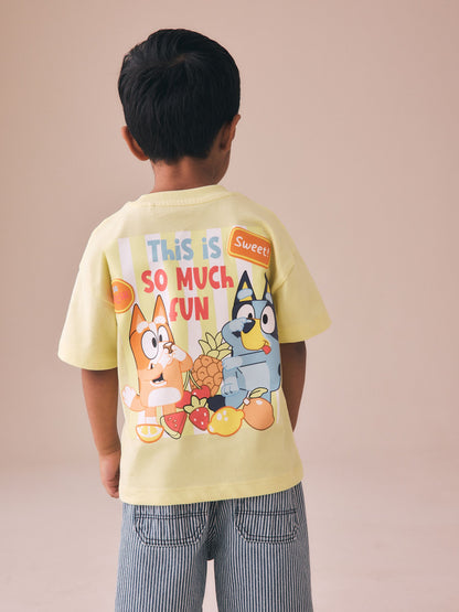 Yellow Bluey Short Sleeve T-Shirt (12mths-7yrs) image 1