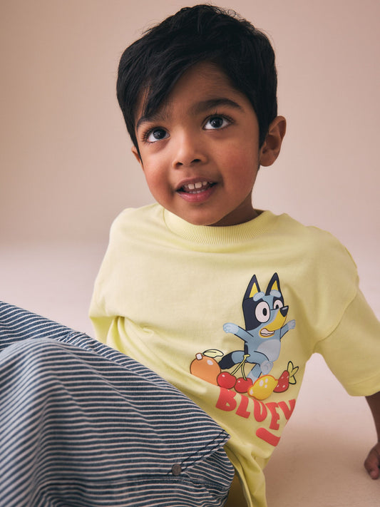 Yellow Bluey Short Sleeve T-Shirt (12mths-7yrs) image 3