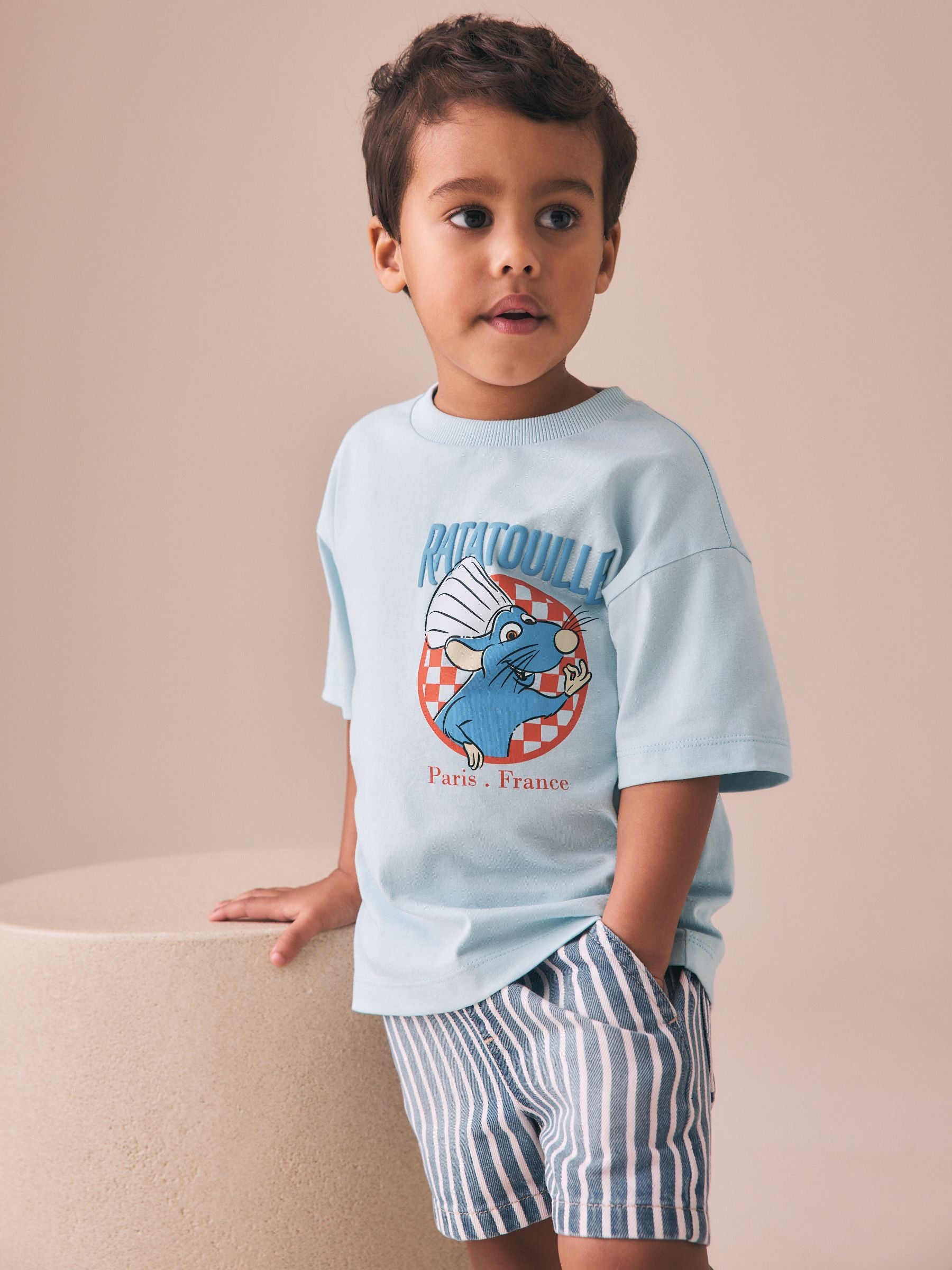Blue Ratatouille T-Shirt (3mths-8yrs) image 2
