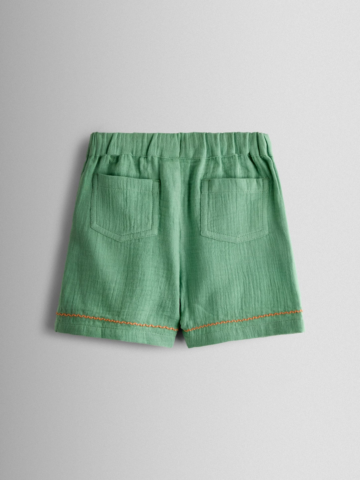 JoJo Maman Bébé Green Dino 2-Piece Shirt & Short Set image 6