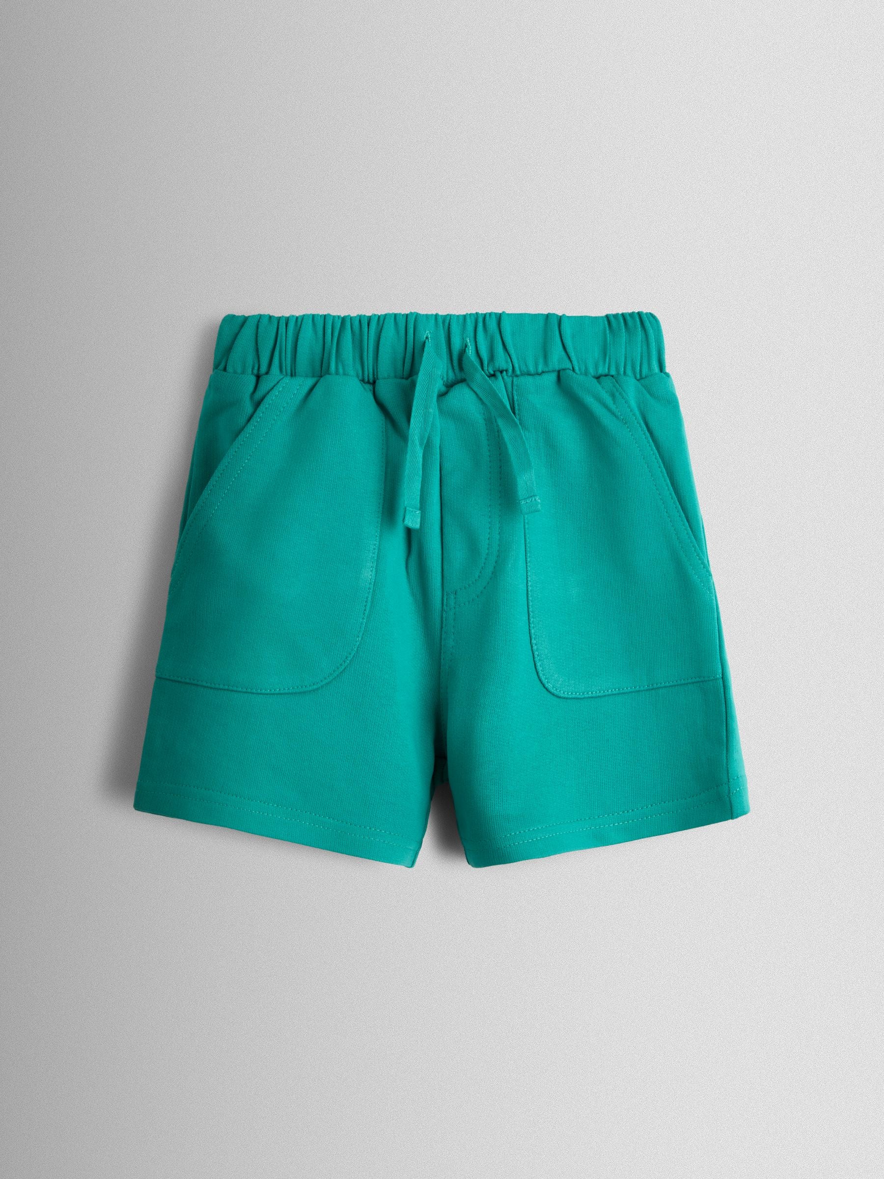 JoJo Maman Bébé Teal Green Crab 2-Piece Pocket T-Shirt & Shorts Set image 5
