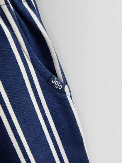 JoJo Maman Bébé Navy Boat 2-Piece T-Shirt & Stripe Trouser Set image 7