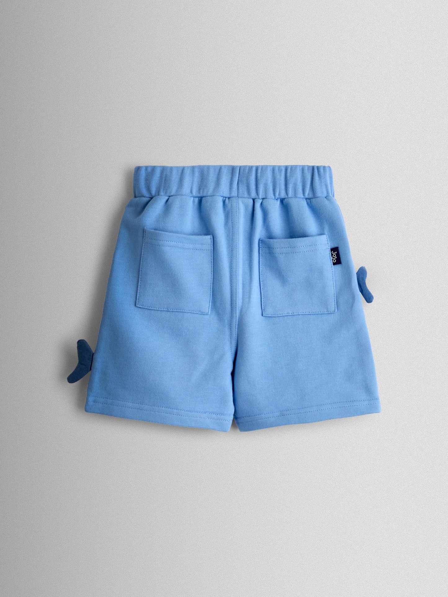 JoJo Maman Bébé Light Blue Shark 2-Piece T-Shirt & Shorts Set image 5