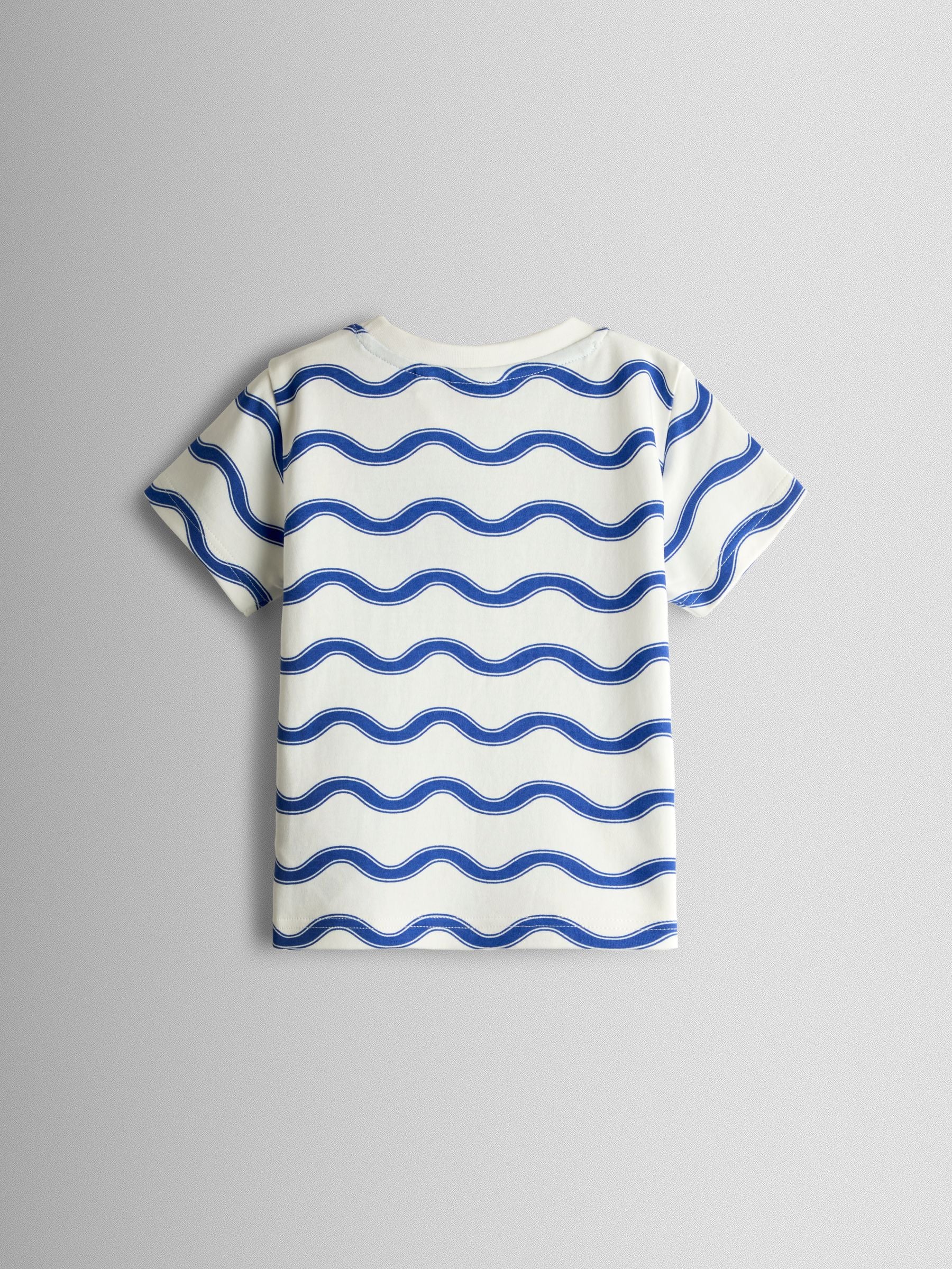 JoJo Maman Bébé Blue Boat 2-Piece Pocket T-Shirt & Shorts Set image 3