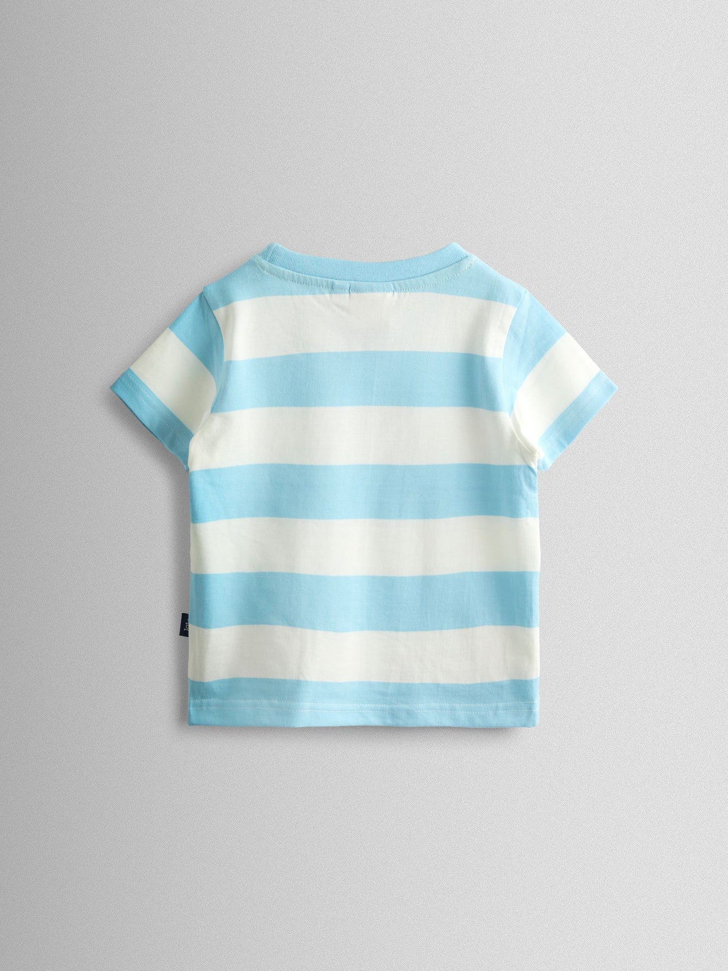 JoJo Maman Bébé Blue Tractor Appliqué T-Shirt image 2