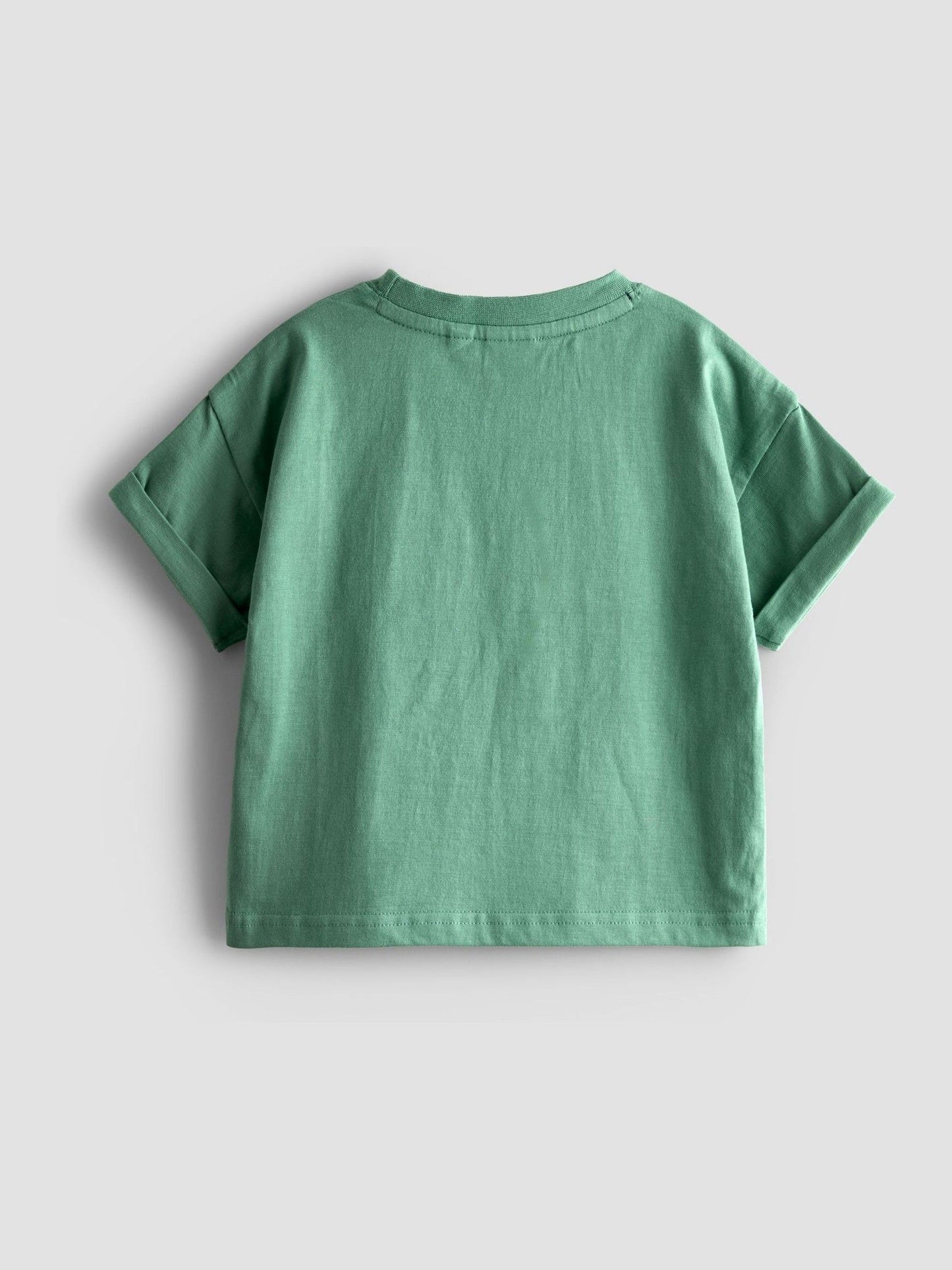 JoJo Maman Bébé Green 2-Piece The Gruffalo T-Shirt & Shorts Set image 3