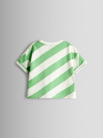 JoJo Maman Bébé Green Dino 2-Piece T-Shirt & Shorts Set image 3